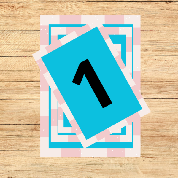 NÚMEROS DE 1 ATÉ 31 KIT DE SALA TEMA FAZENDINHA 3X3