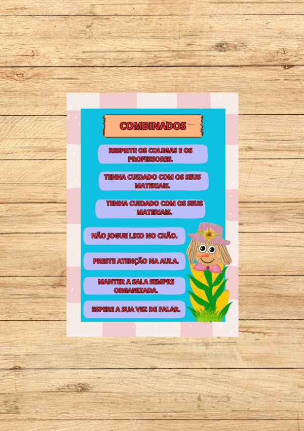 COMBINADOS FAZENDINHA KIT DE SALA TEMA FAZENDINHA 3X3