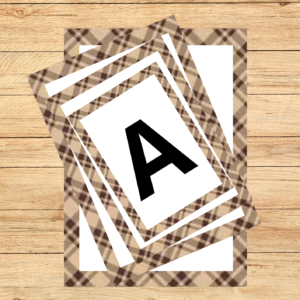 ALFABETO SÓ COM LETRAS