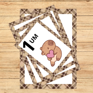 NÚMEROS TEMA CAPIVARAS FOFAS