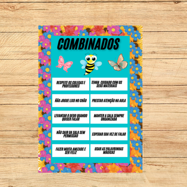 Combinados KIT DE SALA TEMA JARDIM 3x3