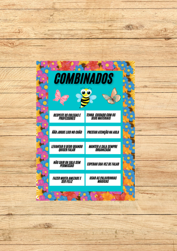 Combinados KIT DE SALA TEMA JARDIM 3x3