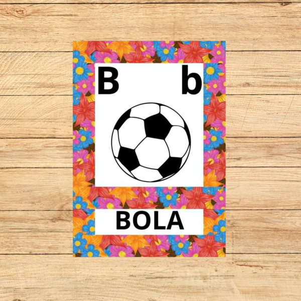 ALFABETO COM DOIS TIPOS DE LETRAS