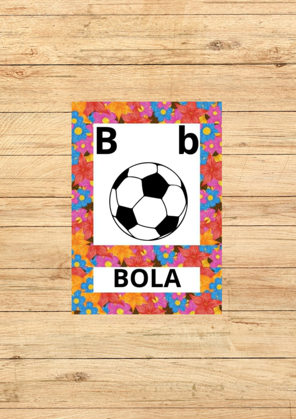 ALFABETO COM DOIS TIPOS DE LETRAS