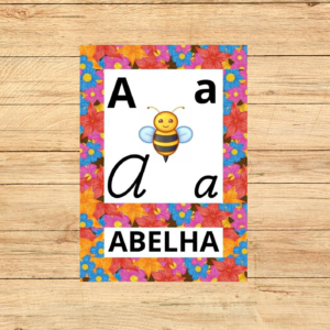 ALFABETO QUATRO TIPOS DE LETRAS