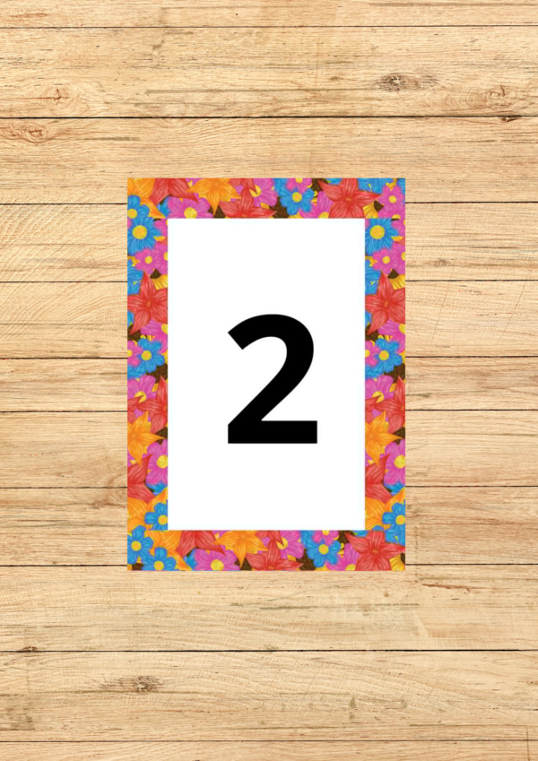 PT (95) NÚMEROS TEMA JARDIM