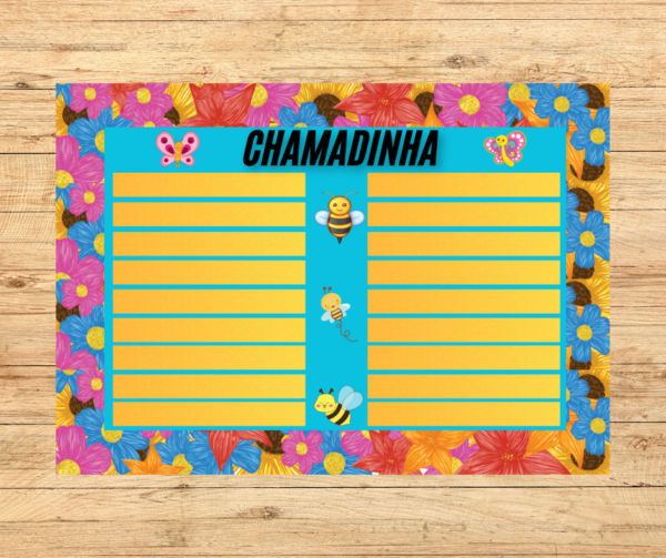 CARTAZ CHAMADINHA 3X3