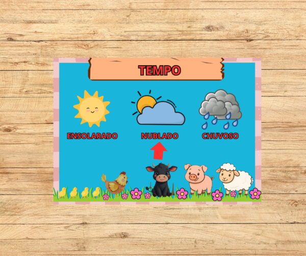 TEMPO KIT DE SALA TEMA FAZENDINHA 3X3