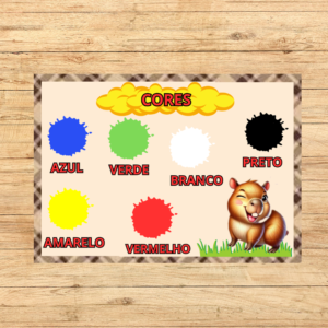 CORES CAPIVARAS FOFAS 3X3