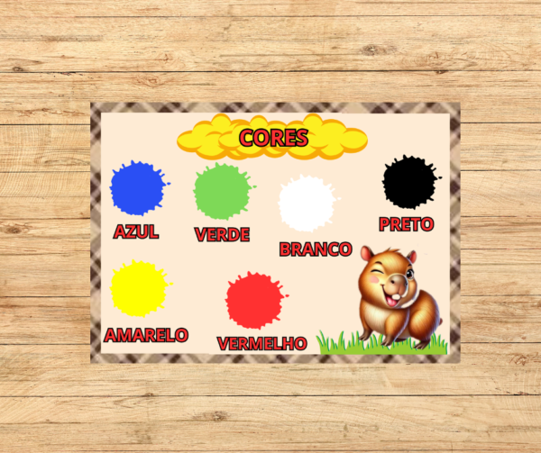 KIT DE SALA CAPIVARAS FOFAS 2X2