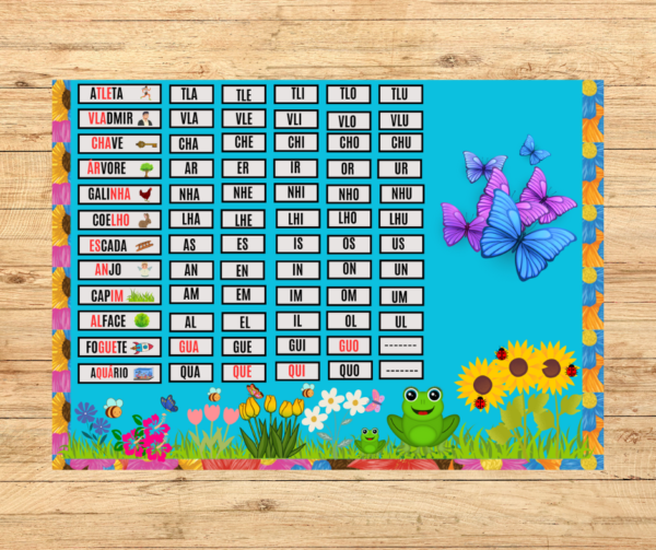 KIT DE SALA TEMA JARDIM 2X2