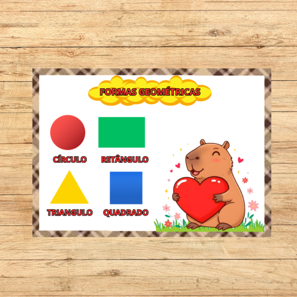 KIT DE SALA CAPIVARAS FOFAS 2X2