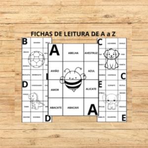FICHAS DE LEITURA A a Z