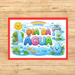 PAINEL DIA DA ÁGUA PARA CRIANÇAS