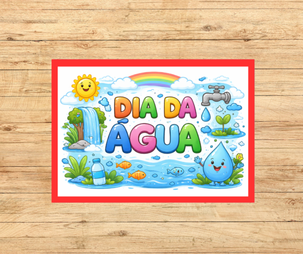 PAINEL DIA DA ÁGUA PARA CRIANÇAS