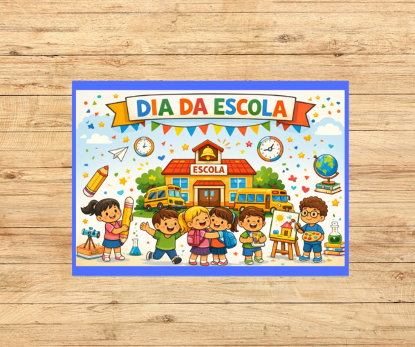 PAINEL DIA DA ESCOLA EDUCAÇÃO INFANTIL