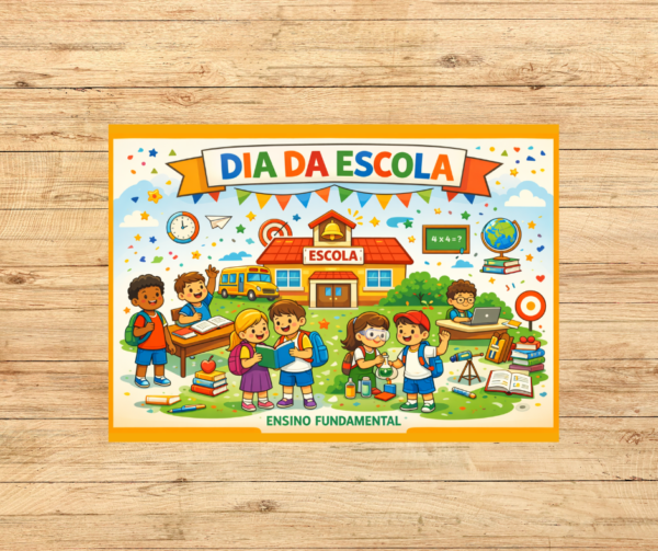 PAINEL DIA DA ESCOLA ENSINO FUNDAMENTAL