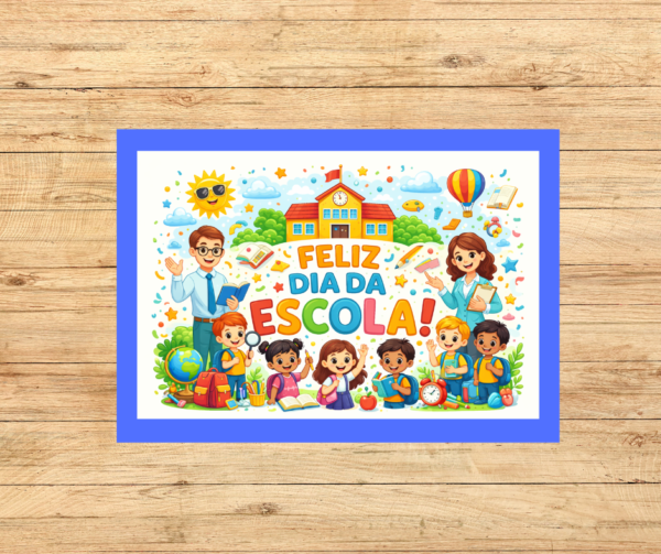 PAINEL FELIZ DIA DA ESCOLA