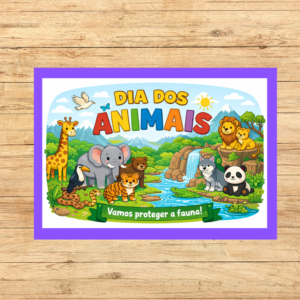PAINEL FELIZ DIA DOS ANIMAIS
