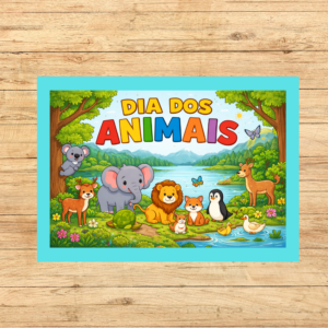 IMAGEM TEMPO (37) PAINEL DIA DOS ANIMAIS EDUCAÇÃO INFANTIL