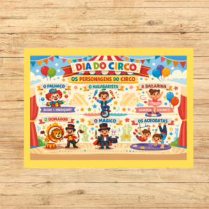 IMAGEM TEMPO (40) PAINEL PERSONAGENS DO CIRCO