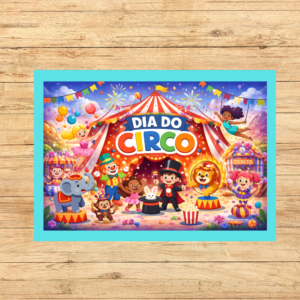 IMAGEM TEMPO (41) PAINEL DIA DO CIRCO ALEGRIA E DIVERSÃO