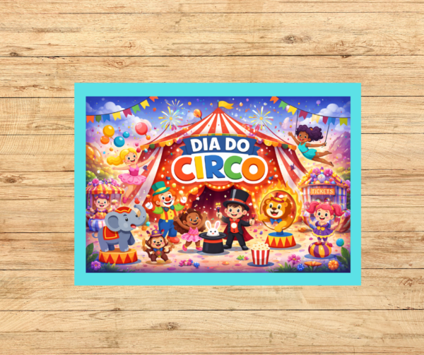 IMAGEM TEMPO (41) PAINEL DIA DO CIRCO ALEGRIA E DIVERSÃO