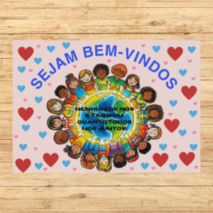 PAINEL DE BEM-VINDOS ENTRADA