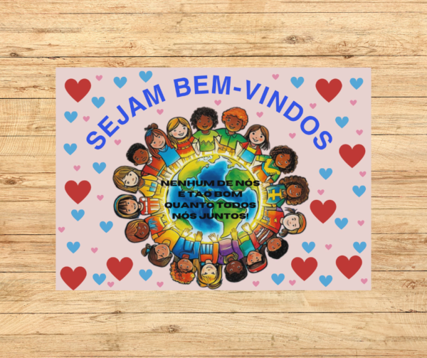 PAINEL DE BEM-VINDOS ENTRADA