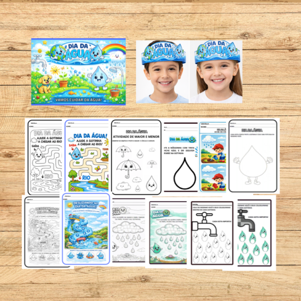 KIT DE ATIVIDADES DIA DA ÁGUA