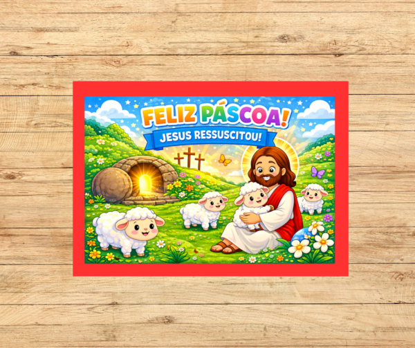 PAINEL DE PÁSCOA JESUS RESSUSCITOU