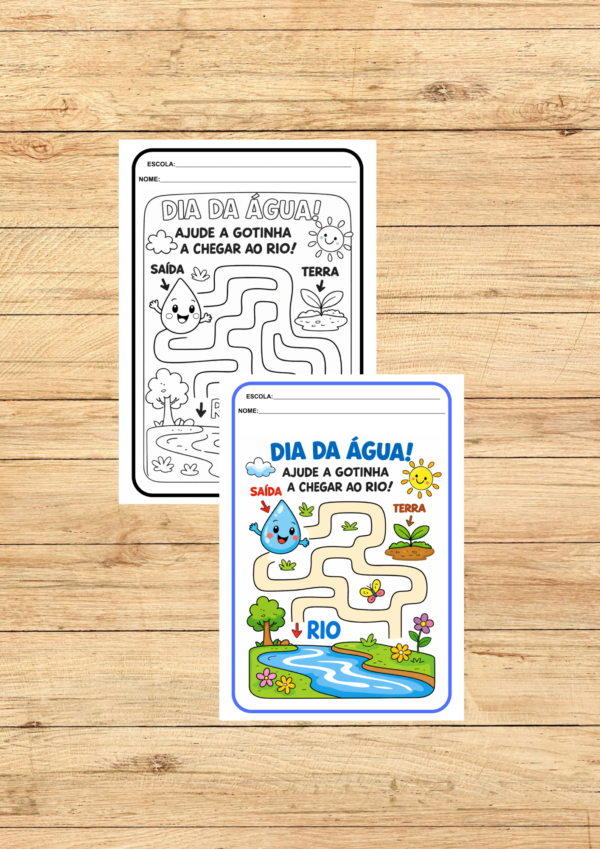 KIT DE ATIVIDADES DIA DA ÁGUA