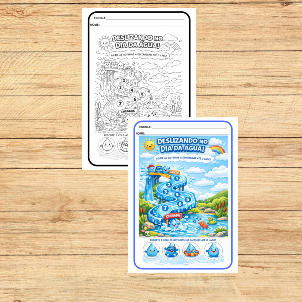 KIT DE ATIVIDADES DIA DA ÁGUA
