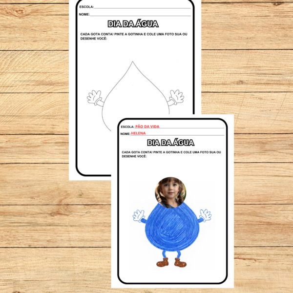 KIT DE ATIVIDADES DIA DA ÁGUA