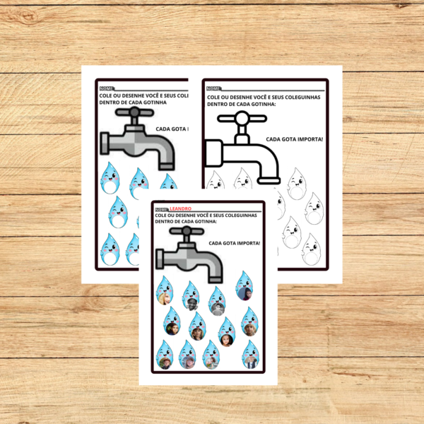 KIT DE ATIVIDADES DIA DA ÁGUA