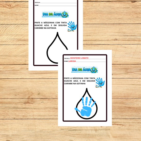 KIT DE ATIVIDADES DIA DA ÁGUA