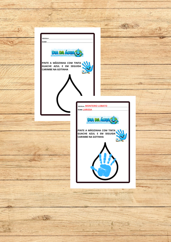 KIT DE ATIVIDADES DIA DA ÁGUA