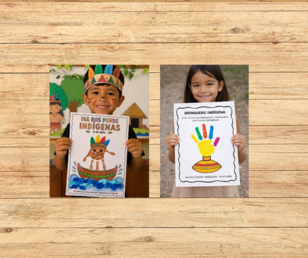 KIT 2 ATIVIDADES POVOS INDÍGENAS
