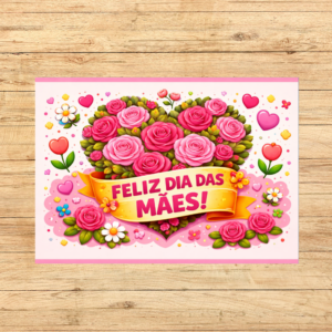 PAINEL MAMÃES - TEMA FLORAL