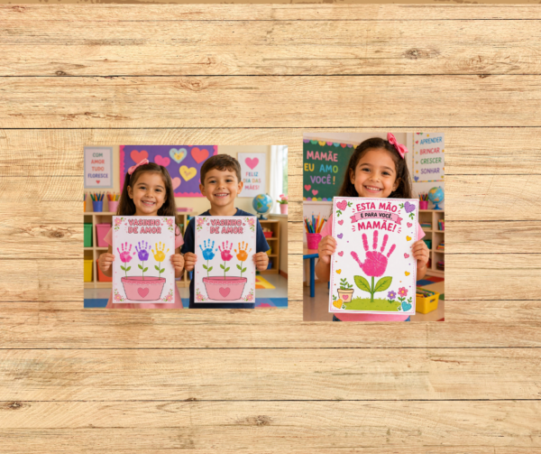 KIT MÃES – 2 ATIVIDADES CRIATIVAS