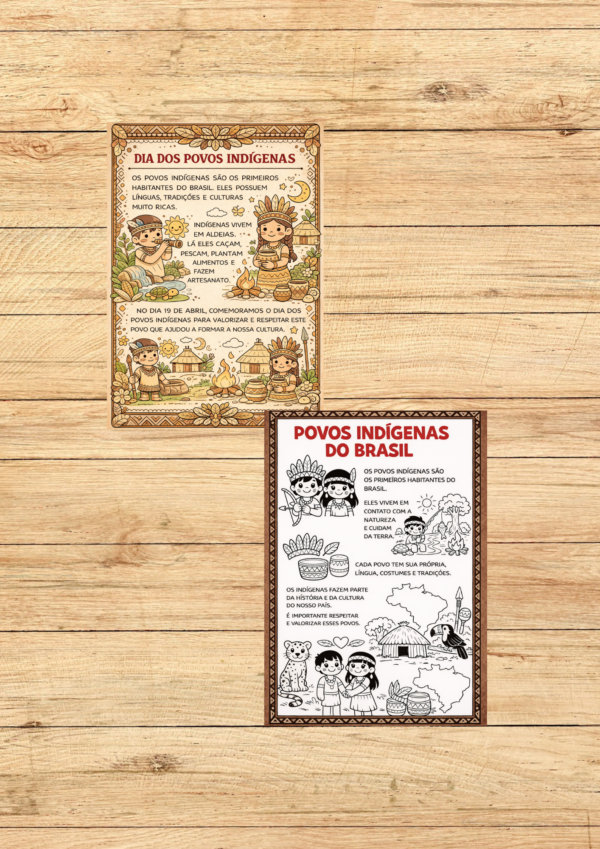KIT POVOS INDÍGENAS: LEITURA + PAINÉIS