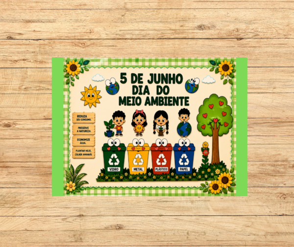 PAINEL COLORIDO MEIO AMBIENTE
