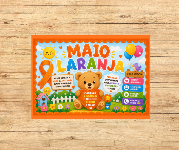 PAINEL CAMPANHA MAIO LARANJA