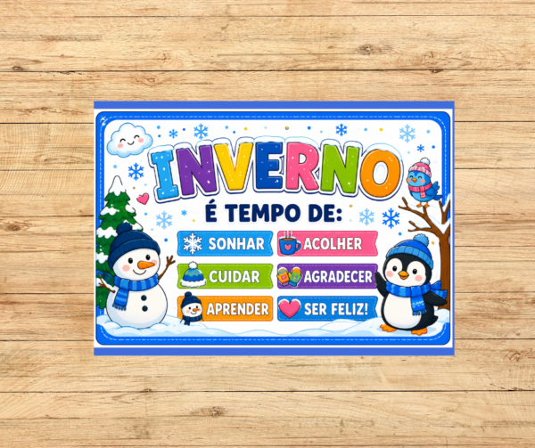 PAINEL DE INVERNO: NATUREZA