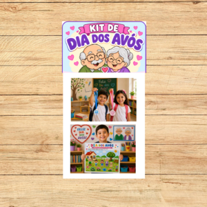 KIT DIA DOS AVÓS: ATIVIDADE + MEDALHA