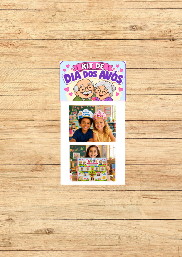 KIT DIA DOS AVÓS: ATIVIDADE + COROAS
