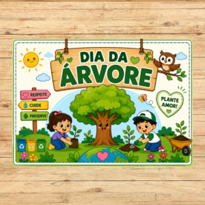 PAINEL DIA DA ÁRVORE PLANTE AMOR