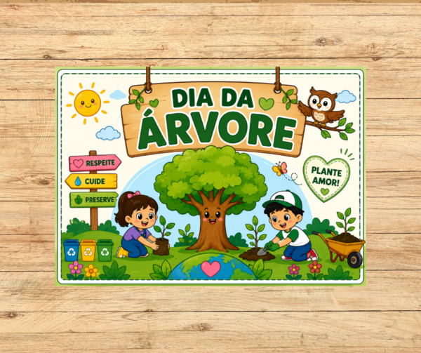 PAINEL DIA DA ÁRVORE PLANTE AMOR