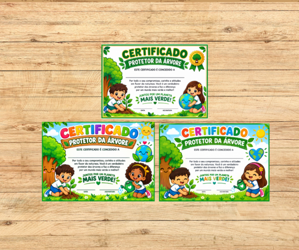 CERTIFICADOS PROTETORES DA ÁRVORE